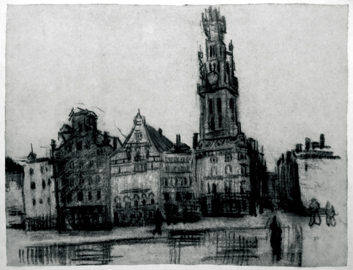  文森特·威廉·梵高  Vincent Willen Van Gogh —— 素描线稿 (22)